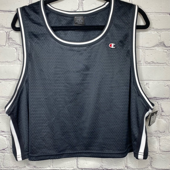 Champion Reversible Mesh Jersey Cropped Tank - Picture 5 of 9